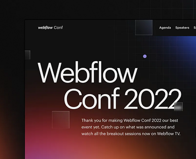 Webflow Conference Preview